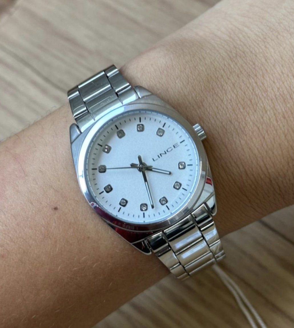 RELÓGIO LINCE PRATA