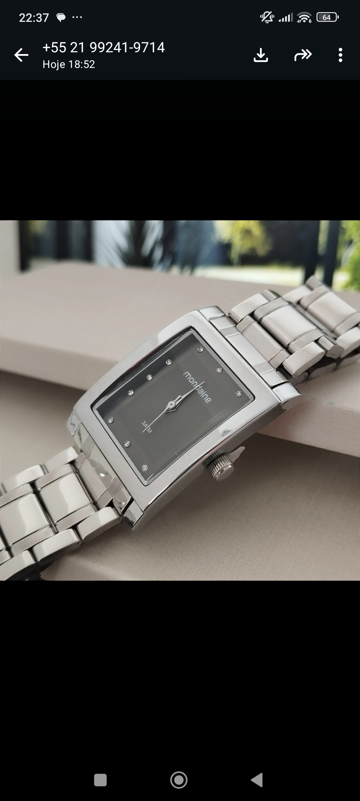 RELÓGIO MONDAINE MINI PRATA