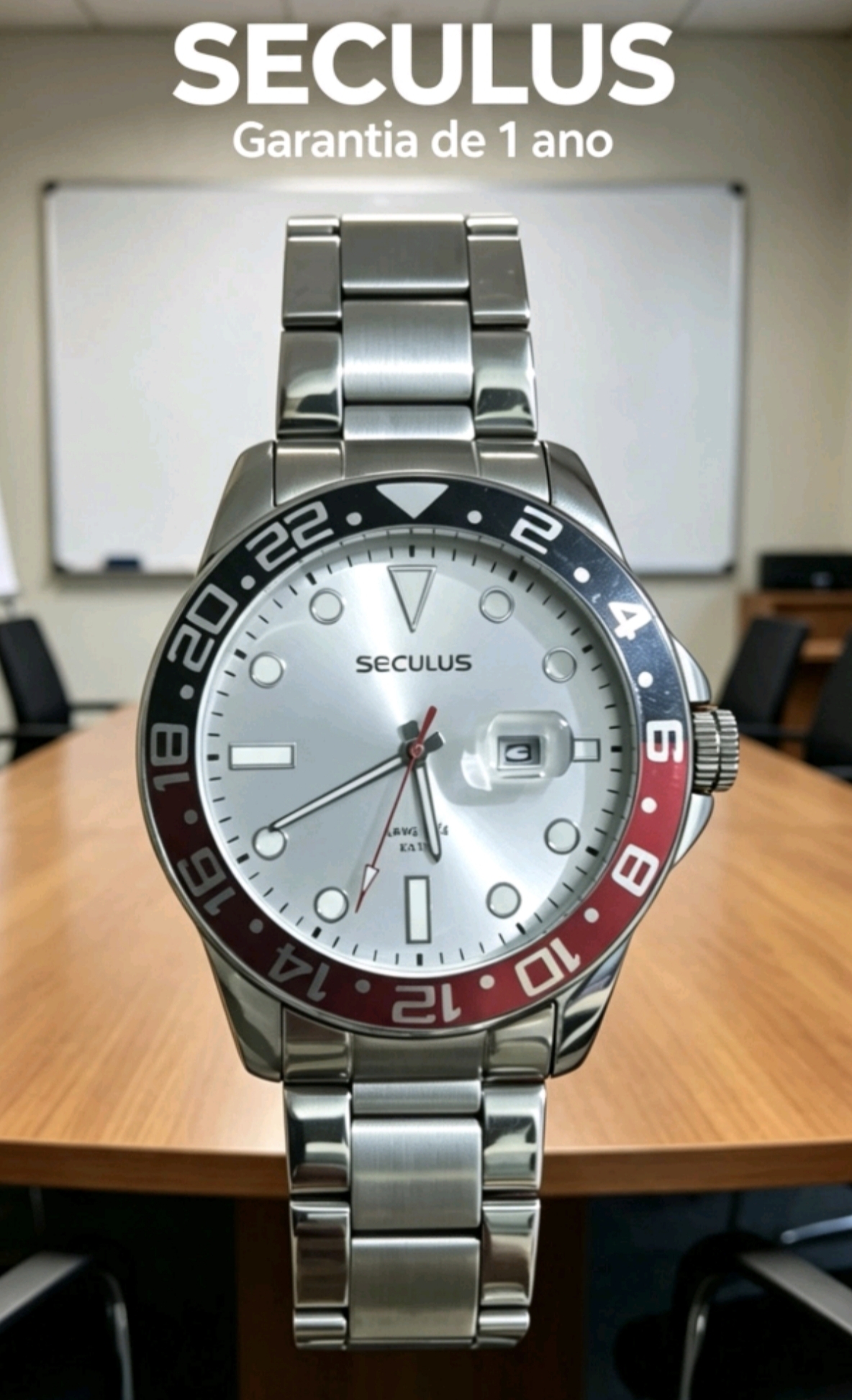 Relógio Seculus Long Life Casual 
